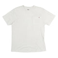 DICKIES Mens White Pocket T-Shirt M Short Sleeve Crew Neck Casual