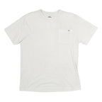 DICKIES Mens White Pocket T-Shirt M Short Sleeve Crew Neck Casual