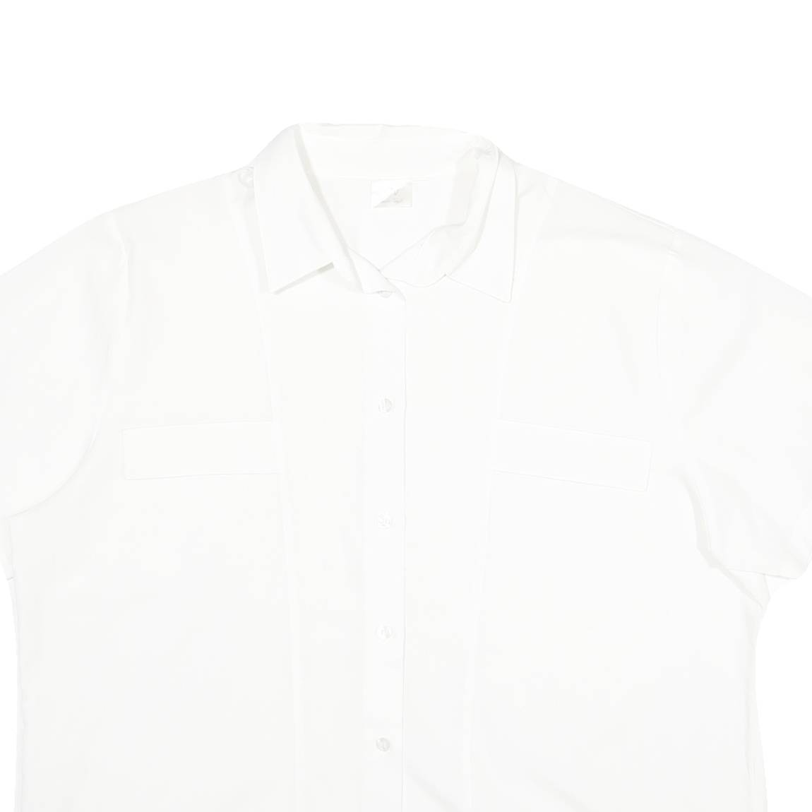 CHARLES VOGELE Womens White Shirt L Cotton Blend Casual Button Down