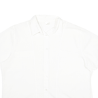 CHARLES VOGELE Womens White Shirt L Cotton Blend Casual Button Down