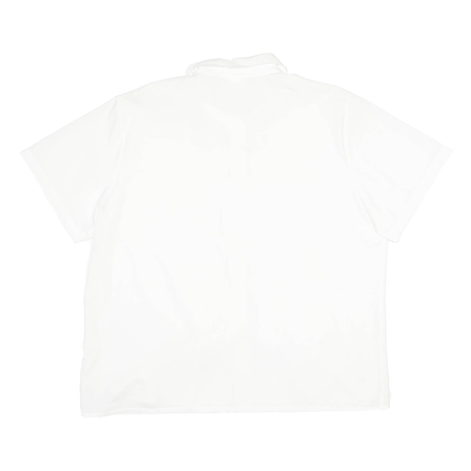 CHARLES VOGELE Womens White Shirt L Cotton Blend Casual Button Down