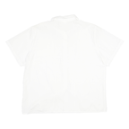 CHARLES VOGELE Womens White Shirt L Cotton Blend Casual Button Down