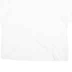 CHARLES VOGELE Womens White Shirt L Cotton Blend Casual Button Down