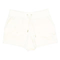 JUICY COUTURE Womens Shorts White Casual S W28 Drawstring Logo Embroidered