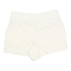 JUICY COUTURE Womens Shorts White Casual S W28 Drawstring Logo Embroidered