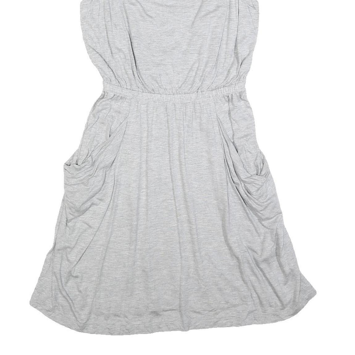 GAP Womens Grey Cotton Spaghetti Strap Day Dress Size M Comfortable Casual