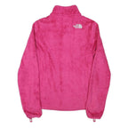 THE NORTH FACE Womens Pink Jacket XS Polyester Blend Fleece Zip Outdoor Casual