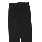 Calvin Klein Womens Black Regular Fit Straight Denim Medium Wash W30 L28 Classic