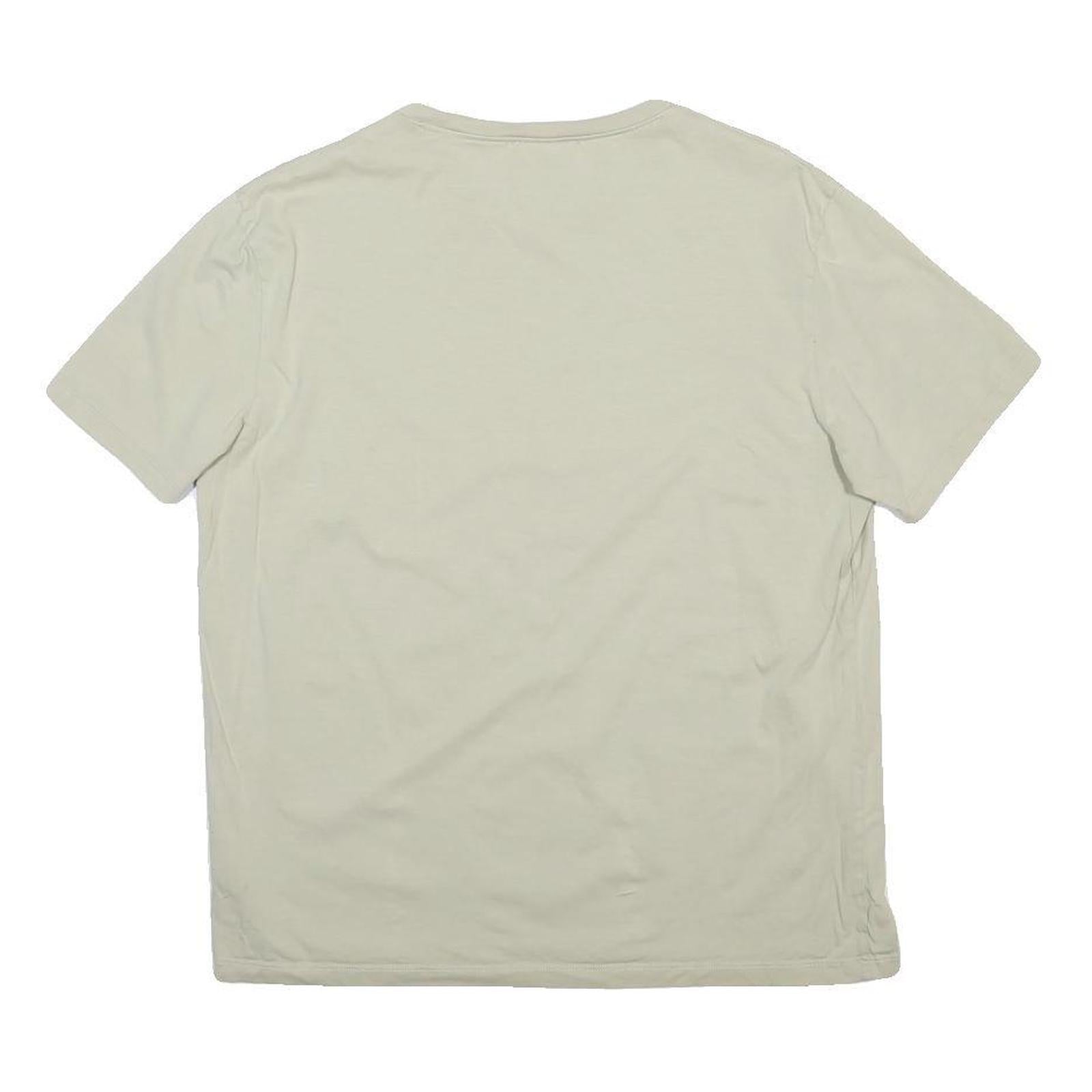 COS Mens Beige Classic T-Shirt M Short Sleeve Crew Neck Minimalist Cotton Blend