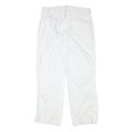 PUMA Mens Polyester Blend White Relaxed Straight Trousers W33 L30 Casual