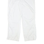 PUMA Mens Polyester Blend White Relaxed Straight Trousers W33 L30 Casual