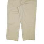 DICKIES Mens Cotton Blend Beige Relaxed Straight Trousers W40 L26 Workwear