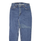 LEVI'S Womens Regular Fit Blue Denim Jeans W30 L30 Zip Classic Pockets
