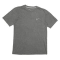 NIKE Mens Grey Classic T-Shirt M Short Sleeve Crew Neck Cotton Comfortable