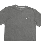 NIKE Mens Grey Classic T-Shirt M Short Sleeve Crew Neck Cotton Comfortable