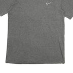 NIKE Mens Grey Classic T-Shirt M Short Sleeve Crew Neck Cotton Comfortable