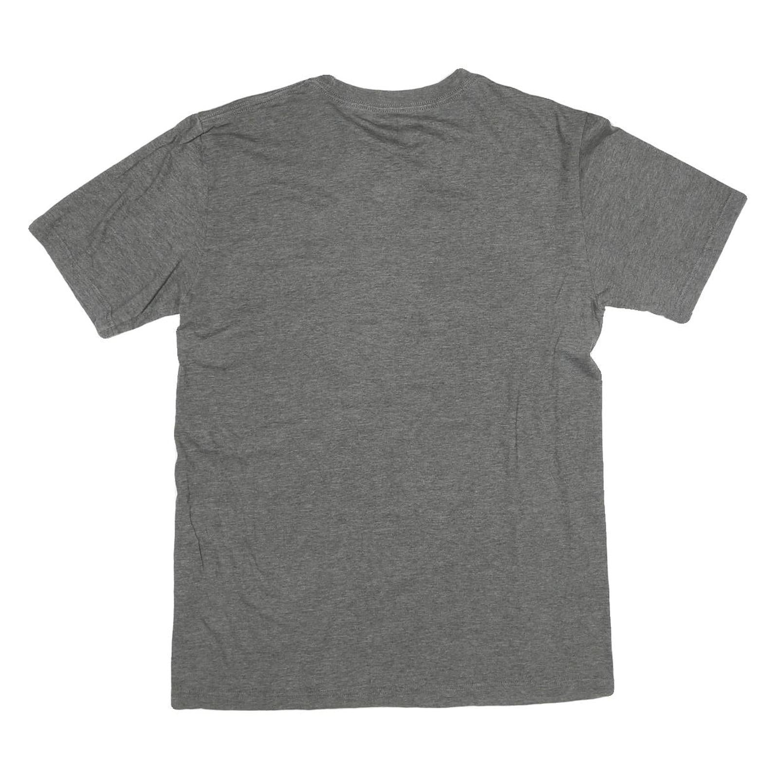 NIKE Mens Grey Classic T-Shirt M Short Sleeve Crew Neck Cotton Comfortable