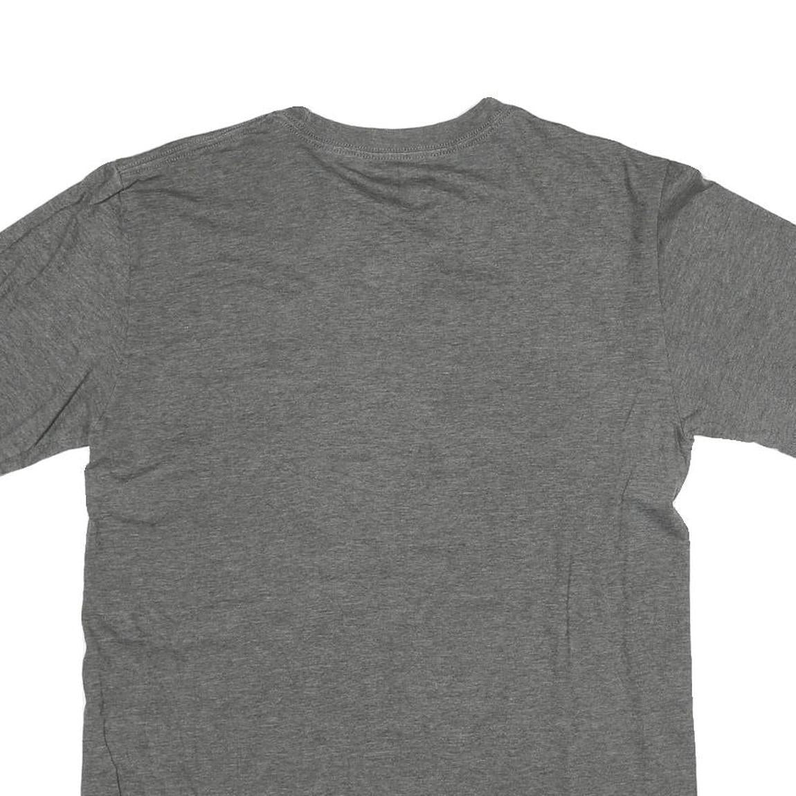 NIKE Mens Grey Classic T-Shirt M Short Sleeve Crew Neck Cotton Comfortable