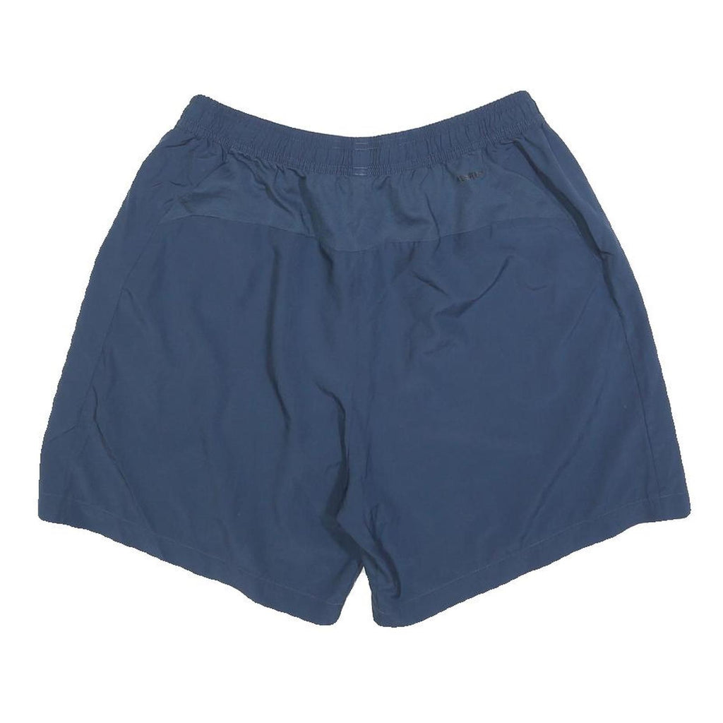ADIDAS Mens Shorts Blue L W32 Sports Casual Zip Pocket Lightweight