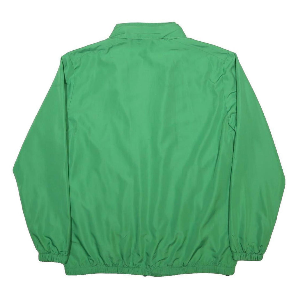 UMBRO Mens Green Jacket L Polyester Plain Zip Sports Casual Lightweight