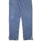 CARHARTT Mens Blue Denim Regular Straight Cotton Blend Medium W30 L31 Zip