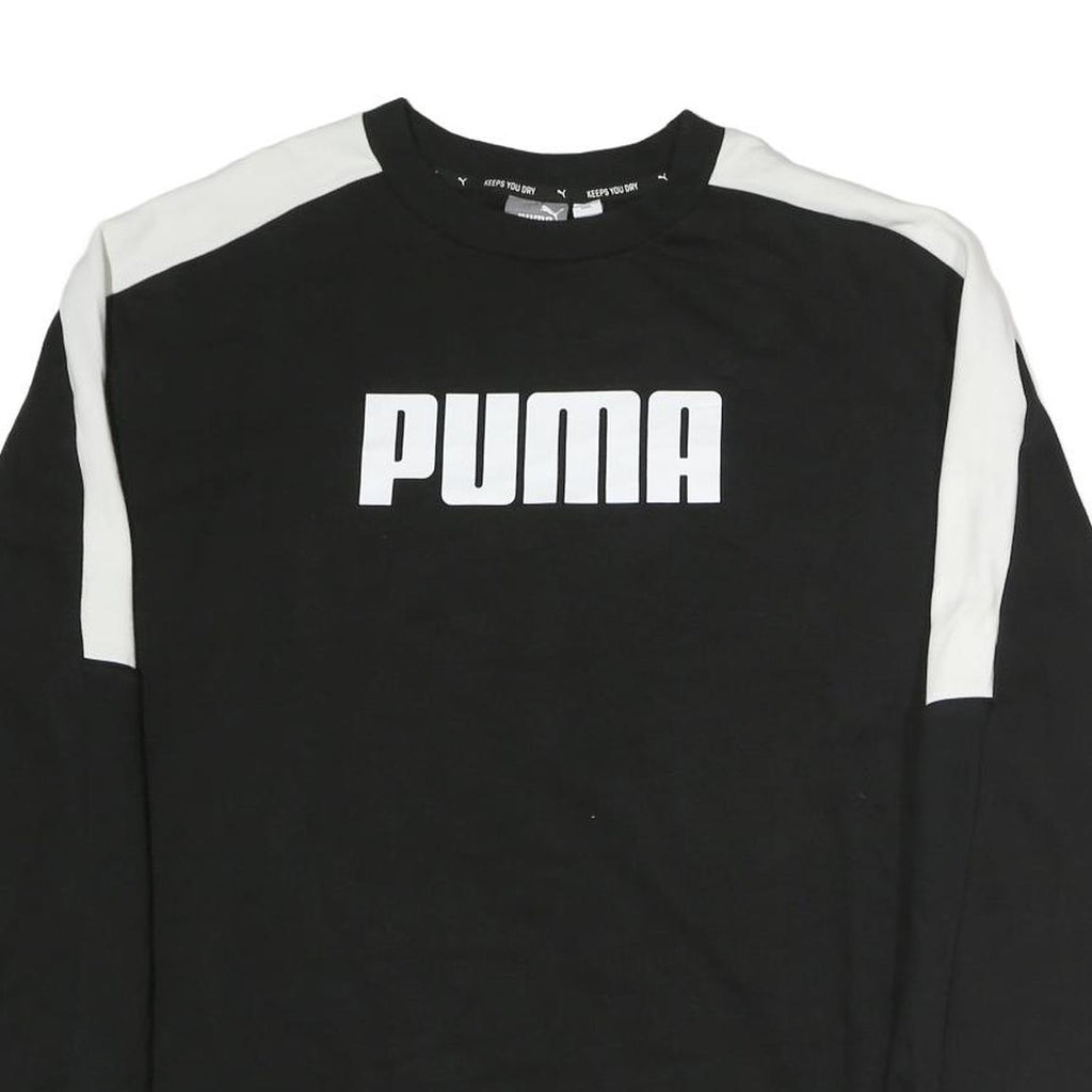 NIKE Mens Black Crew Neck XL Sweatshirt Cotton Pullover Sportswear Casual