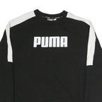 NIKE Mens Black Crew Neck XL Sweatshirt Cotton Pullover Sportswear Casual