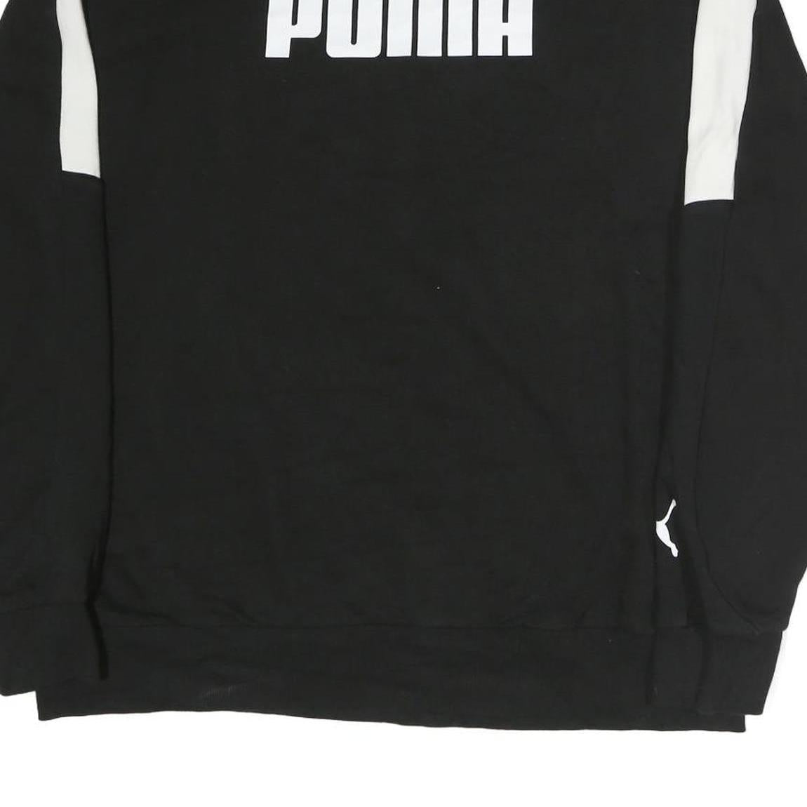 NIKE Mens Black Crew Neck XL Sweatshirt Cotton Pullover Sportswear Casual