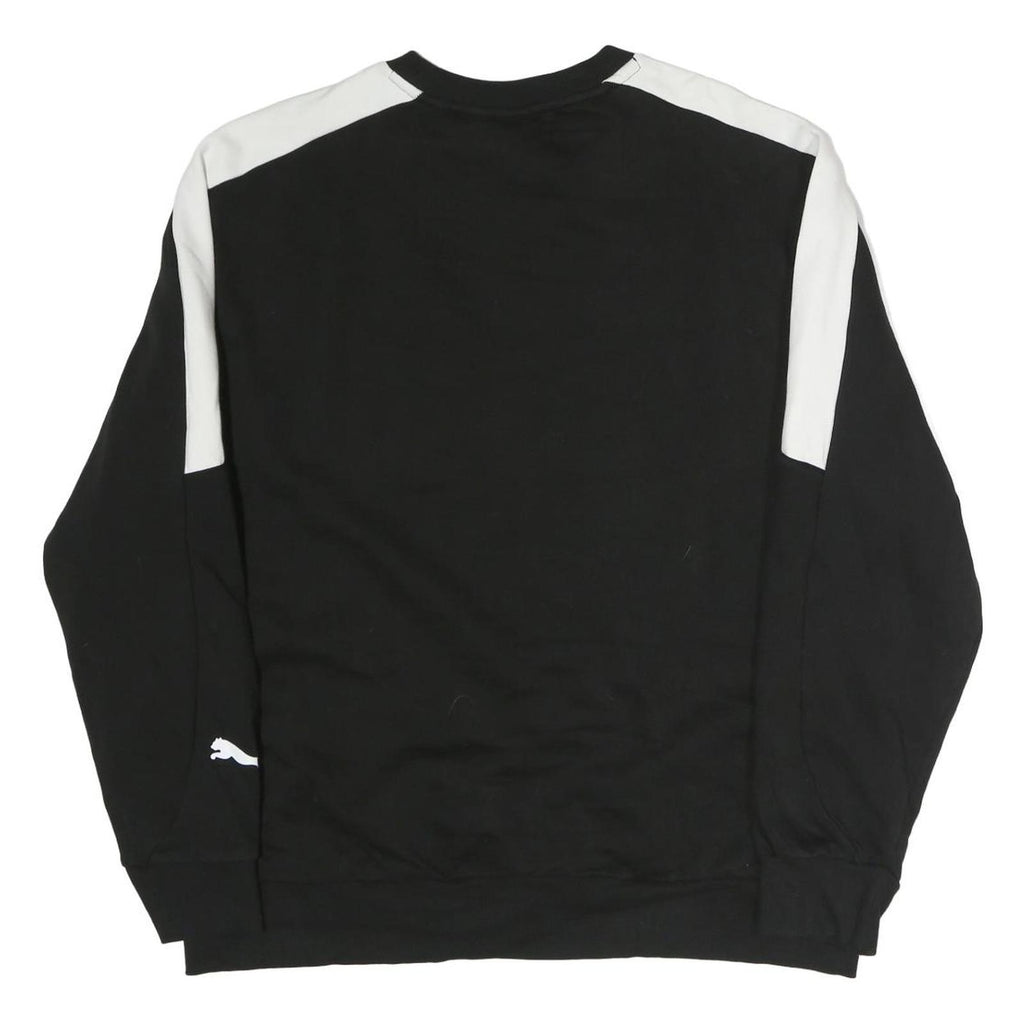 NIKE Mens Black Crew Neck XL Sweatshirt Cotton Pullover Sportswear Casual