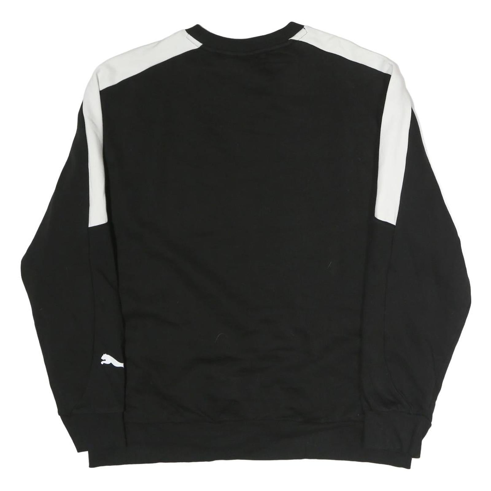 NIKE Mens Black Crew Neck XL Sweatshirt Cotton Pullover Sportswear Casual