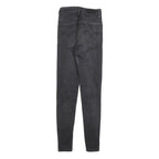 LEVI'S Big E Womens Slim Skinny Denim Dark Black W25 L30 Stretch Cotton Jeans