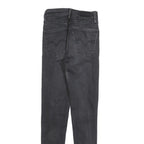 LEVI'S Big E Womens Slim Skinny Denim Dark Black W25 L30 Stretch Cotton Jeans