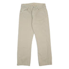 LEVI'S 501 Mens Jeans Beige Regular Straight Denim W31 L27 Classic Button Fly