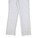CARHARTT Fleece Lined Womens White Regular Straight Carpenter Trousers W29 L30