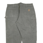 CARHARTT Mens Jeans Green Relaxed Straight Denim Medium W44 L30 Workwear