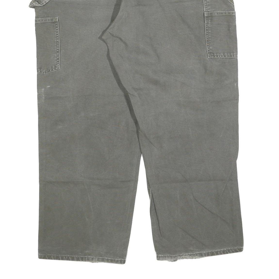 CARHARTT Mens Jeans Green Relaxed Straight Denim Medium W44 L30 Workwear