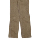 WRANGLER Mens Regular Fit Straight Brown Denim Jeans W28 L31 Classic Style Zip