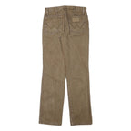 WRANGLER Mens Regular Fit Straight Brown Denim Jeans W28 L31 Classic Style Zip