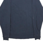 CARHARTT Mens Blue Long Sleeve T-Shirt S Crew Neck Cotton Pocket