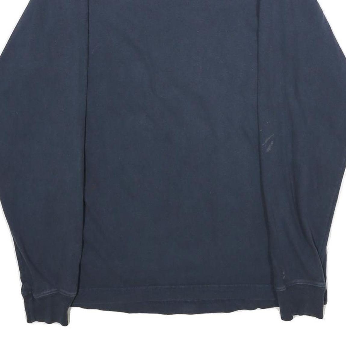 CARHARTT Mens Blue Long Sleeve T-Shirt S Crew Neck Cotton Pocket