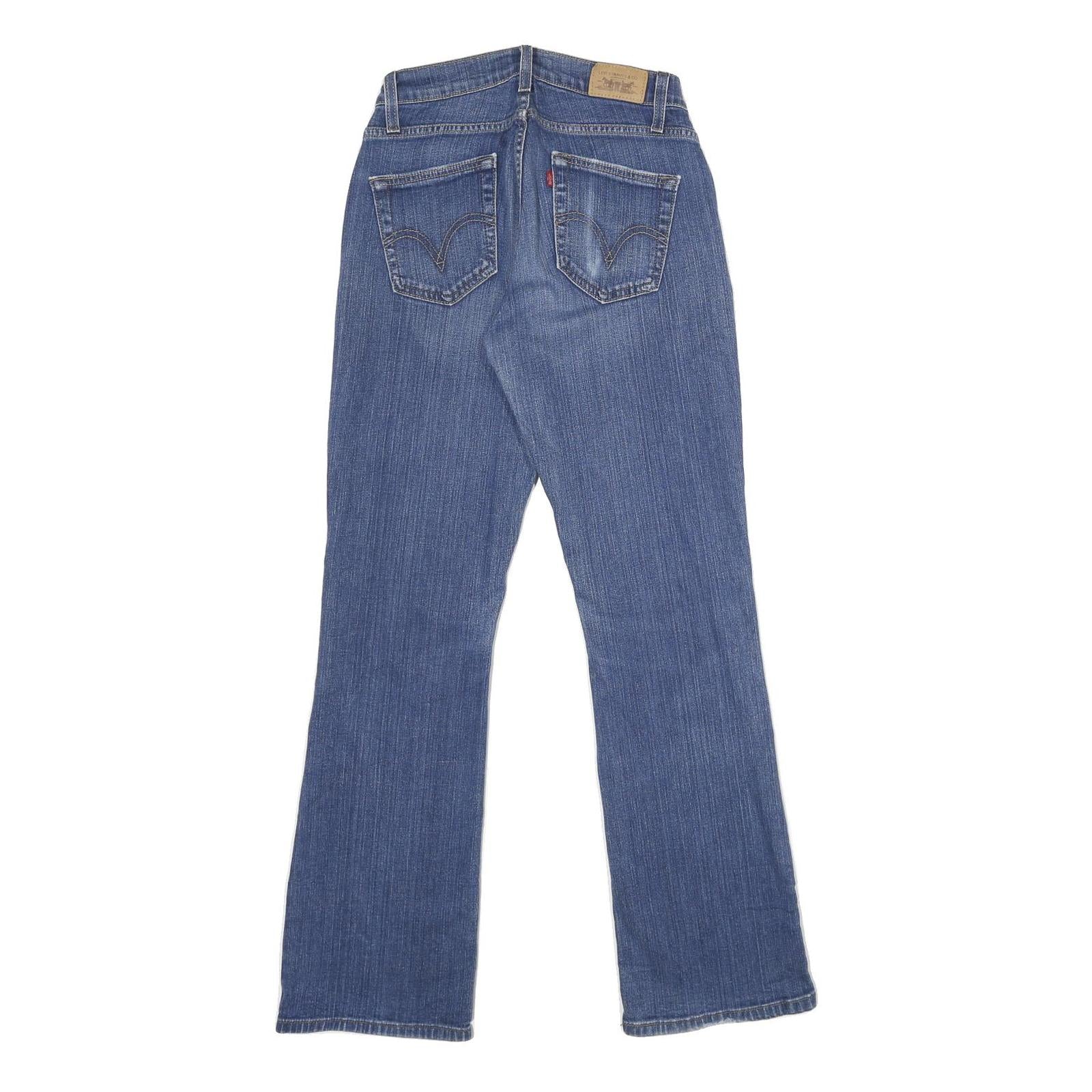 LEVI'S Womens Jeans Blue Relaxed Bootcut Denim Medium W26 L32 529 Curvy