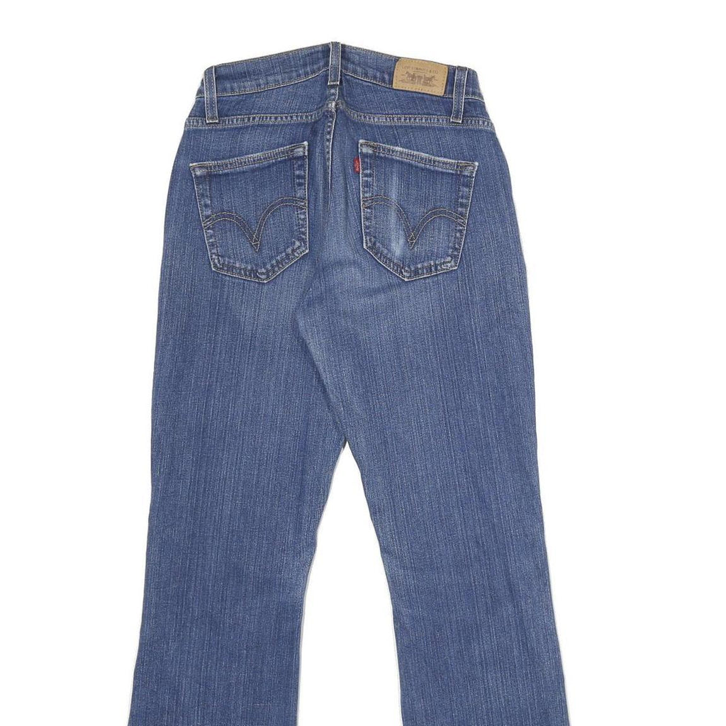 LEVI'S Womens Jeans Blue Relaxed Bootcut Denim Medium W26 L32 529 Curvy