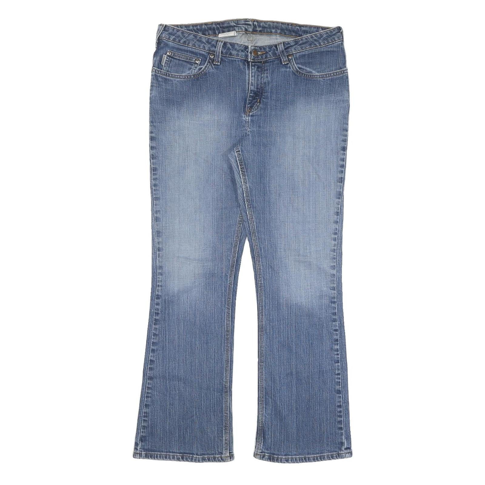 CARHARTT Womens Jeans Blue Regular Flared Denim Medium W32 L30 Classic Cotton