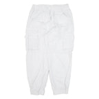 Cargo Womens Trousers White Loose Tapered W29 L26