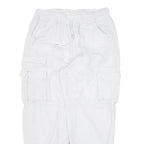 Cargo Womens Trousers White Loose Tapered W29 L26