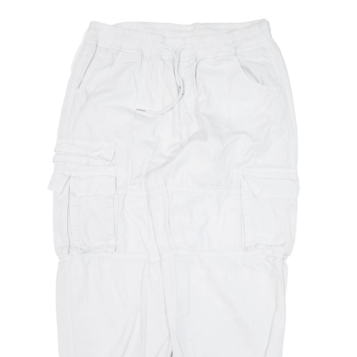 Cargo Womens Trousers White Loose Tapered W29 L26