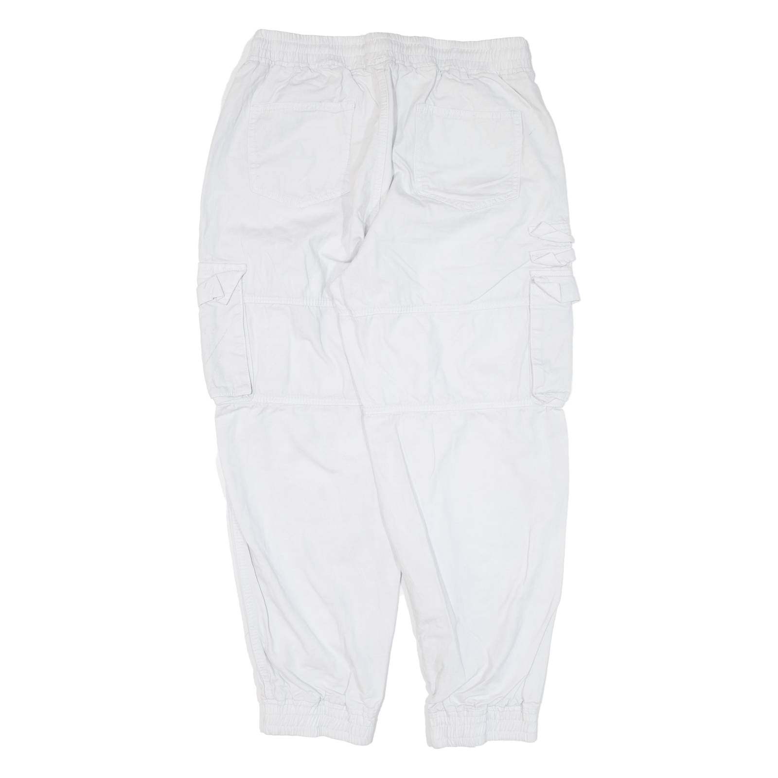 Cargo Womens Trousers White Loose Tapered W29 L26