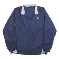 STARTER Mens Navy & Orange Zip Polyester Track Jacket M Sports Casual