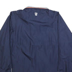 STARTER Mens Navy & Orange Zip Polyester Track Jacket M Sports Casual