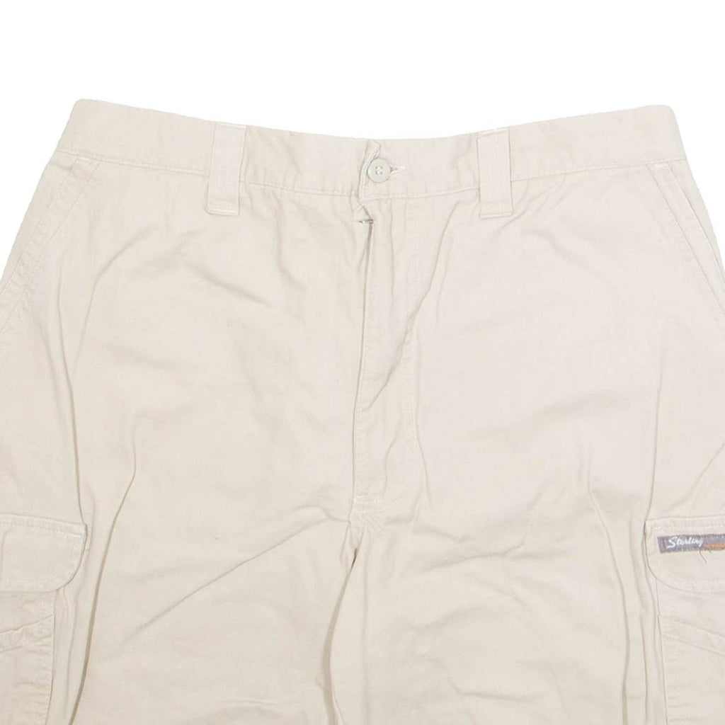 STERLING OUTDOOR Mens Cargo Shorts Beige M W30